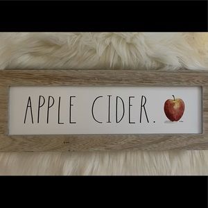 Rae Dunn “Apple Cider” Tabletop Sign